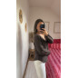 Pull Jeanne marron