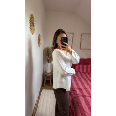 Pull Jeanne écru