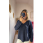 Pull Jeanne bleu marine