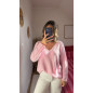 Pull Jeanne rose