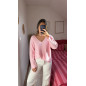 Pull Jeanne rose
