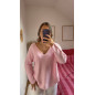 Pull Jeanne rose