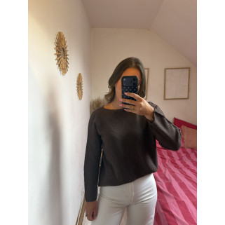 Pull Amalia marron