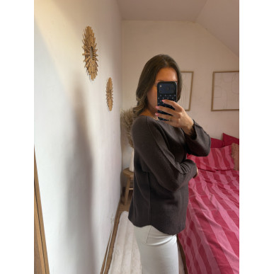 Pull Amalia marron