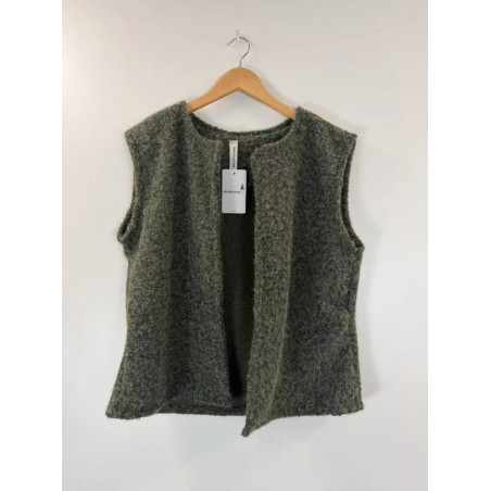 Gilet Lauréna kaki