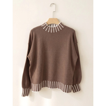 Pull Nina marron